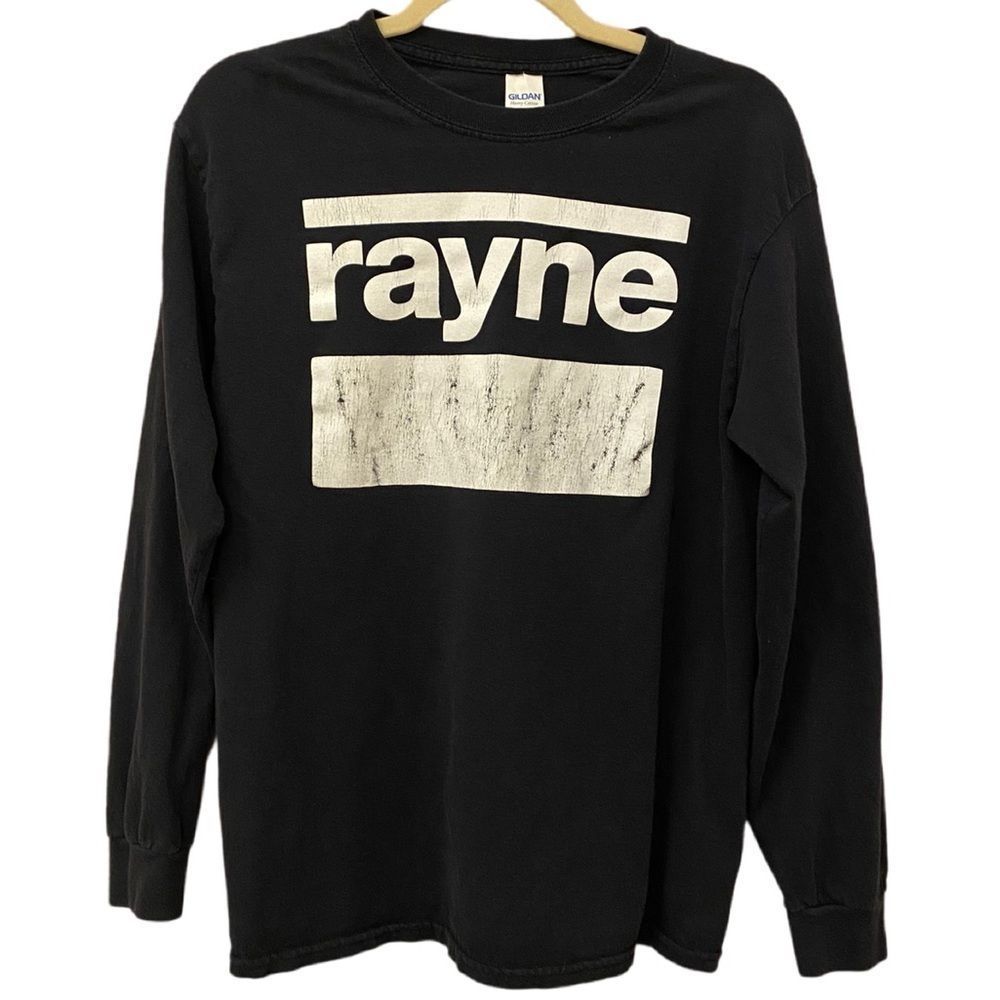retro distressed•rayne long sleeve graphic skate shirt